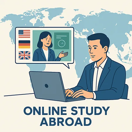 تحصیل آنلاین در خارج از کشور